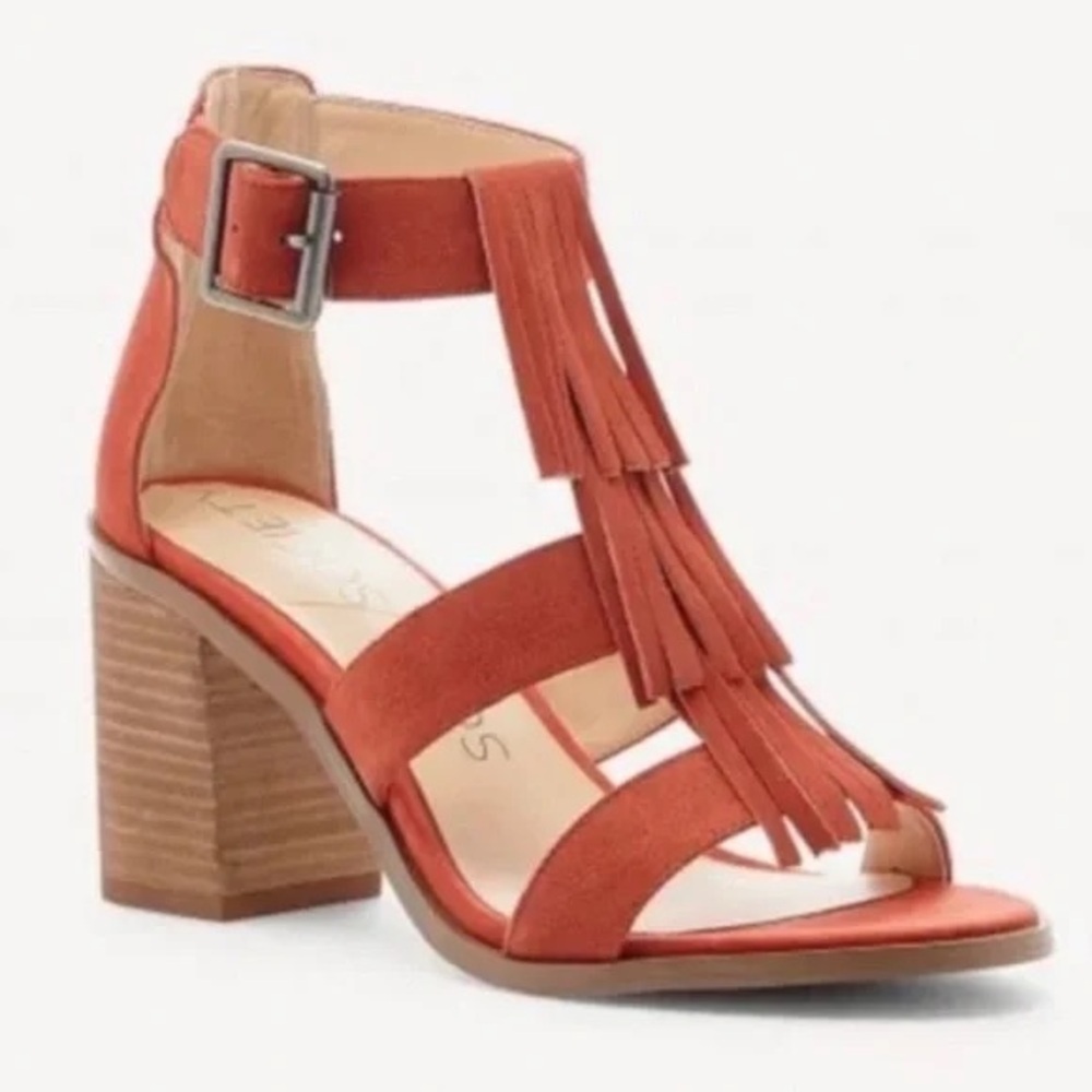 Sole Society Delilah Fringe Sandals | 7